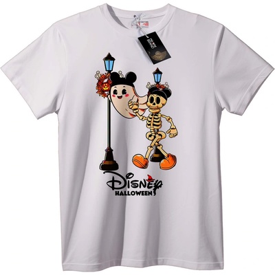 NOONEBRAND Тениска Disney Halloween Скелет - M, Black