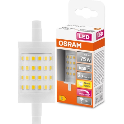 Osram LED žiarovka R7s 78mm 9,5W = 75W 1055lm 2700K Warm 300° STAR Stmievateľná