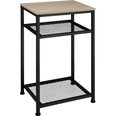 tectake 404205 odkladací stolík york - industrial svetlé drevo