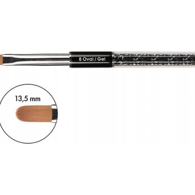 Victoria Vynn Plochý štětec na gel velikost 8 Oval/ Gel