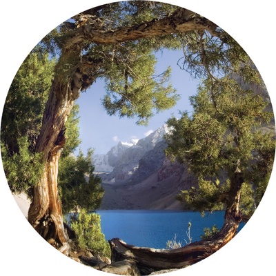 AG Design CR3314 Samolepicí vliesová fototapeta Lake View rozměry 140 x 140 cm