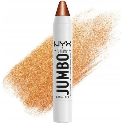 NYX Professional Makeup Jumbo Multi-Use Highlighter Stick krémový rozjasňovač v tužce 06 Flan 2,7 g
