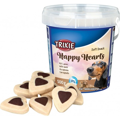 Trixie Soft Snack Happy Hearts srdíčka jehněčí s rýží 500 g
