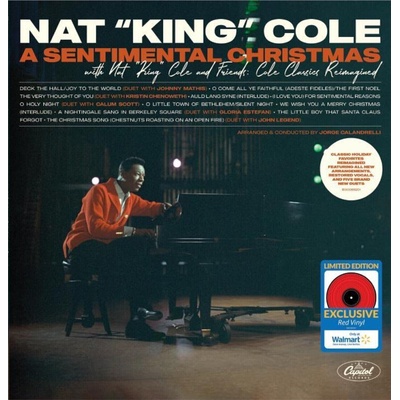Nat King Cole - A Sentimental Christmas: Cole Classics Reimagined (Limited Edition) (Red Coloured) (LP) (602438169191)
