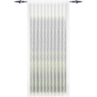 Fliying Hotová bílá záclona s výšivkou Firuza 150x250 cm