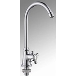 Inter Ceramic Стоящ кран за студена вода Ретро ICF 1526851, месинг, хром, 30.4x1.8см (1526851)