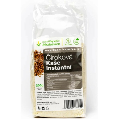 Kukuřičný mlýn Čiroková instantná kaša 200 g