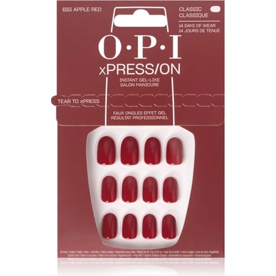 OPI xPRESS/ON umelé nechty Big Apple Red 30 ks