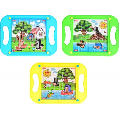 Guličková hra Krtko plast hlavolam 20x15cm