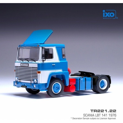 IXO Scania LBT 141 1976Modrá 1:43