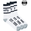 Meatfly Basic Long 3 Pack B White
