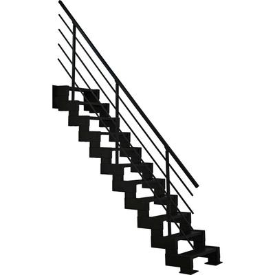 Minka STAIRS Přímé modulové schodiště Modulario Mini černé, 300 cm