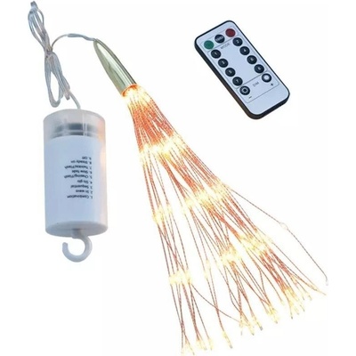 Vánoční osvětlení X-Site LED světelný řetěz ohňostroj YHD-002 18 m bílý YHD002W-2865