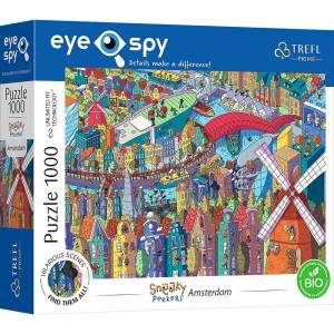 Trefl Puzzle Eye-Spy Sneaky Peekers, Амстердам 1000 парчета (10710)