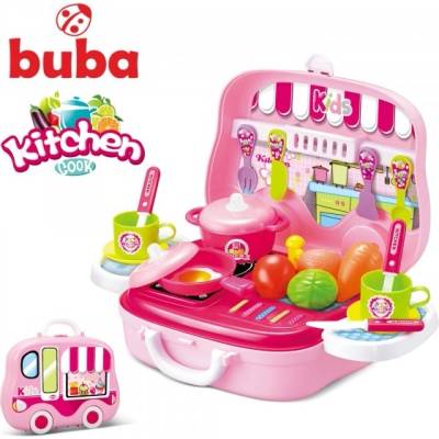 Малка детска кухня Buba Kitchen Cook, 008-915, Розова (008-915)