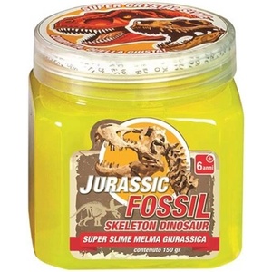 RS Toys Фигурка RS Toys Jurassic - Мини фосил на динозавър със слайм, жълт (11173D) - baby