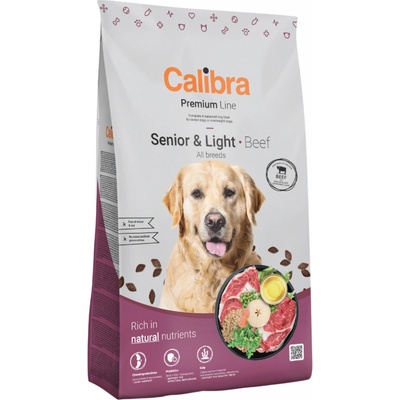 Calibra Dog Premium Line Senior & Light Beef 3 kg