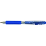 Pentel Химикалка, 0, 35 мм, с бутон, pentel "bk437", синя bk437-c (bk437-c)