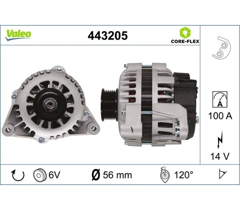 generátor VALEO 443205