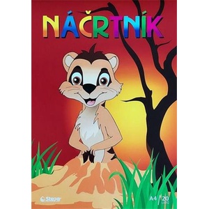 Stepa Скицник, A4, 80 g, 20 листа, STEPA, бял 219514201 (219514201)