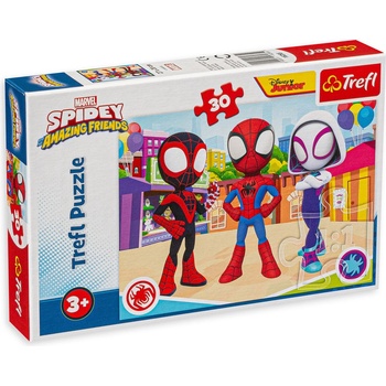 Trefl Пъзел Trefl от 30 части - Приключенията на Спайди (18285)