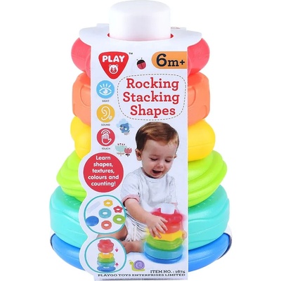 Playgo Цветна Пирамида Rocking PLAYGO