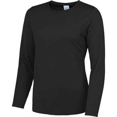Just Cool Dámské tričko s dlouhým rukávem JC012 Jet Black