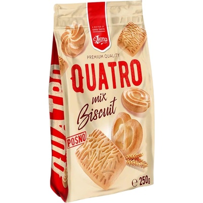 Leona ЛИОН БИСКВИТИ КУАТРО ПЛИК 250ГР