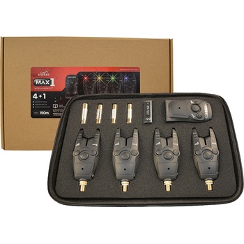 CARP EXPERT MAX1 ELEKTRONICKÝ SET INDIKÁTOROV ZÁBERU ČERVENÁ, ŽLTÁ, ZELENÁ, MODRÁ