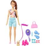 Barbie Игрален комплект Barbie Wellness - Време за спорт (HKT91)
