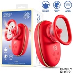 Engily Ross Lizer Vacuum Pump Licking Stimulator with Vibrations Red