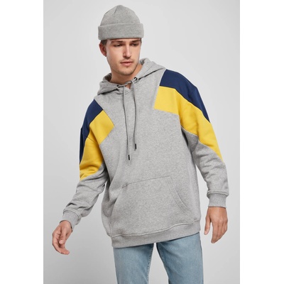 Urban Classics Мъжки сив суичър Urban Classics 3-ToneUB-TB2402-02750 - Сив, размер 3XL