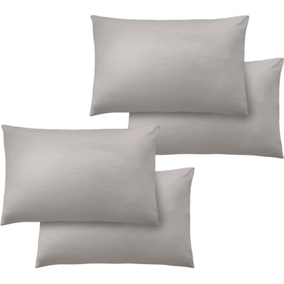 Catherine Lansfield Калъфки за възглавници 4 бр. от микрофибър 50x75 cm So Soft Easy Iron - Catherine Lansfield (BD/58232/W/HPC4/GY)