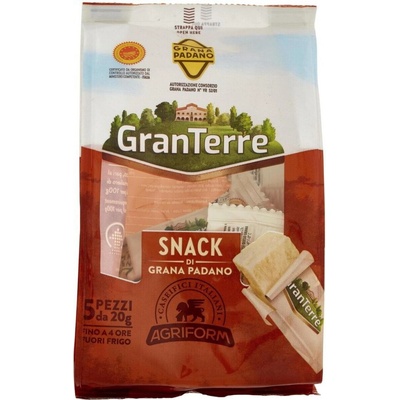 Agriform granterre grana padano snack 5 ks 100 g