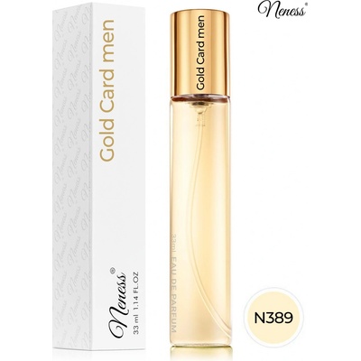 Neness Gold Card parfumovaná voda pánska 33 ml