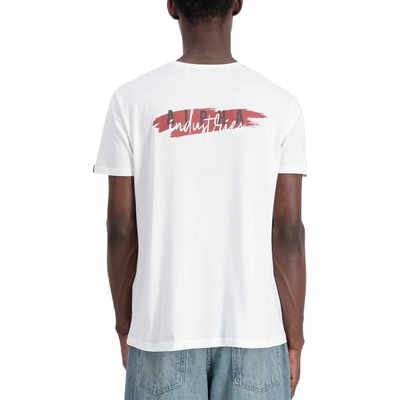 Alpha Industries Signature Puff Print BP T White