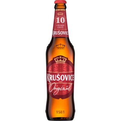 Krušovice 10° 0,5 l (sklo)