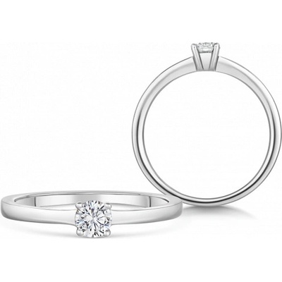 Sofia Diamonds zlatý zásnubný prsteň s diamantom BDRB00065WG