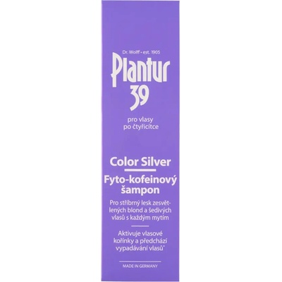 Plantur 39 Šampon Color Silver s fytokofeinem 250 ml