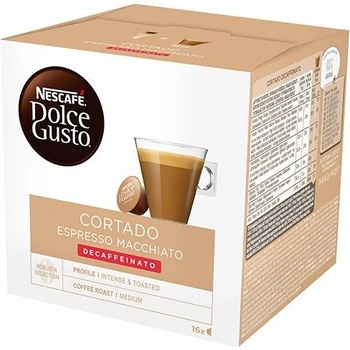 Image 1 of NESCAFÉ Кафе капсула NESCAFE® Dolce Gusto® Cortado Espresso Macchiato Decaffeinato 16 бр (100465)