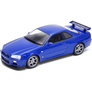Welly Nissan Skyline GT-R modrý 1:24