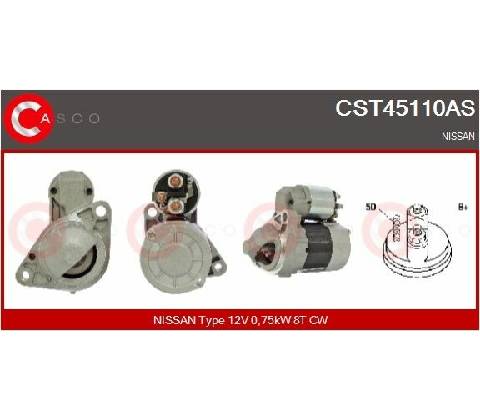 Štartér CASCO CST45110AS