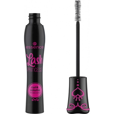 Essence Pinkandproud Powerful Lash Princess Curl & Volume Mascara predlžujúca a objemová riasenka Black 12 ml
