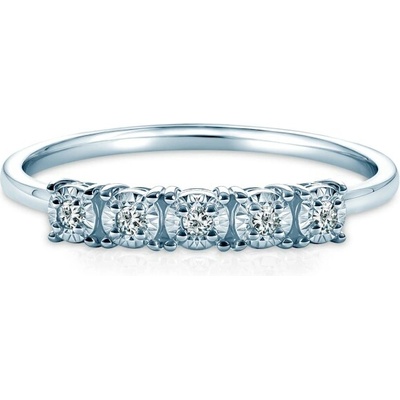 Savicki Prsteň biele zlato diamanty B P P0596 00158 585 B