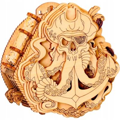 EscapeWelt 3D dřevěný hlavolam Blackbeard's Compass
