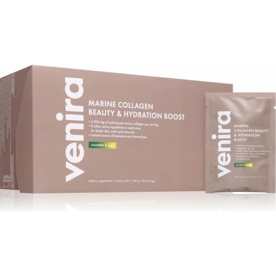 Venira Marine Collagen Beauty & Hydration Boost mořský kolagen Cucumber & Yuzu 30x 6,5 g