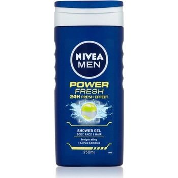 Nivea Men Power Fresh sprchový gél 250 ml