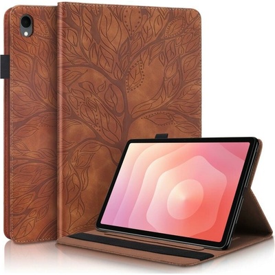 Vsetkonamobil 126703 ART TREE Zaklápací obal pre Samsung Galaxy Tab S11 hnedý