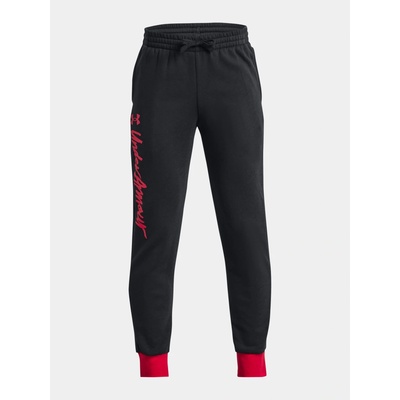 Under Armour UA Rival Fleece Script Jgrs černá