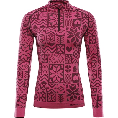 ALPINE PRO Дамско функционално бельо - тениска ALPINE PRO SEAMA fuchsia fedora ALPINE PRO | Rozov | ЖЕНИ | M/L